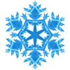 Blue Snowflake Image